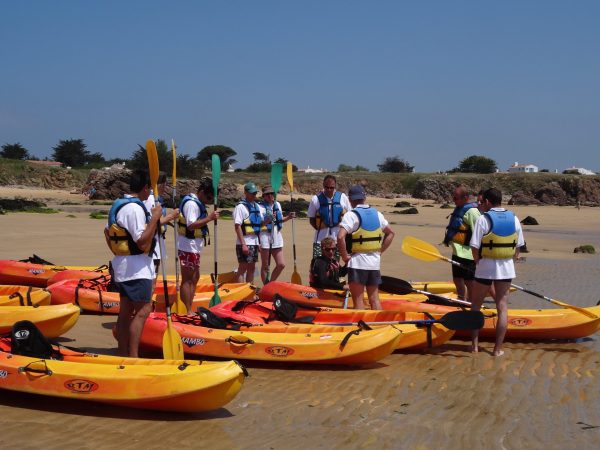 ile d'yeu activité nautique canoe kayak randonnée