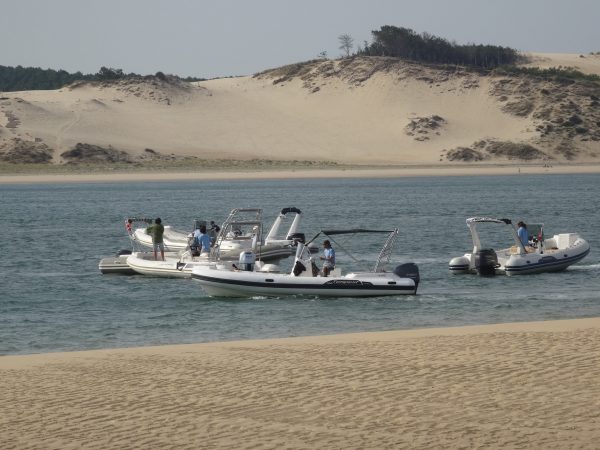 séminaire rallye nautique zodiac dune Bassin d'Arcachon - Cap Ferret - Banc d'Arguin - Ile aux Oiseaux