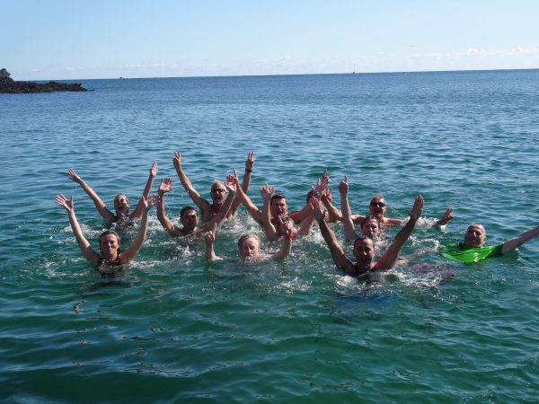 belle ile baignade croisière en mer team building cohésion séminaire