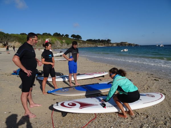 paddle challenge nautique belle ile teambuilding