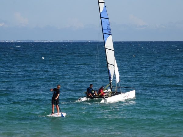 rallye nautique paddle catamaran teambuilding challenge nautique belle ile