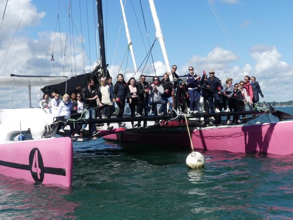 Golfe du Morbihan - Ile aux Moines - Ile d'Arz croisière catamaran teambuilding activité séminaire entreprise