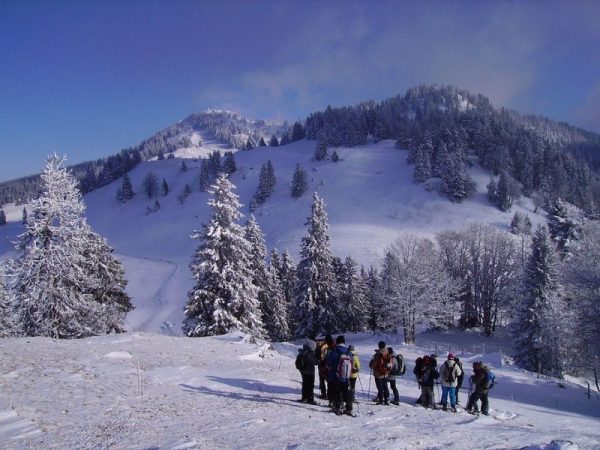 séminaire randonnée raquette de neige Jura