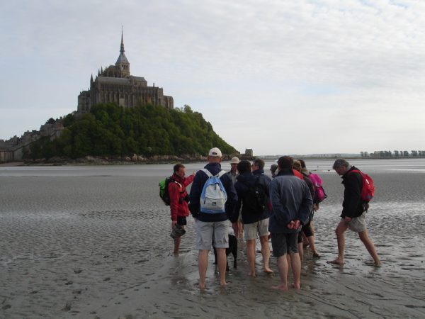 mont saint michel traversée pédestre de la bain teambuilding insularis