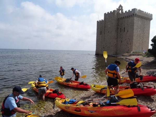 séminaire entreprise teambuilding canoe kayak cannes iles de lerins ile sainte marguerite ile saint honorat