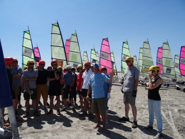 char a voile challenge plage teambuilding séminaire saint malo ile de cézembre