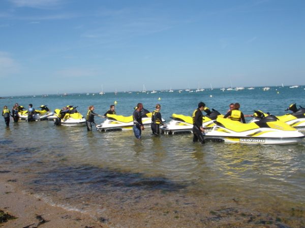 jet ski teambuilding cohésion séminaire d'entreprise La Baule - Iles des Evens - Ile Dumet