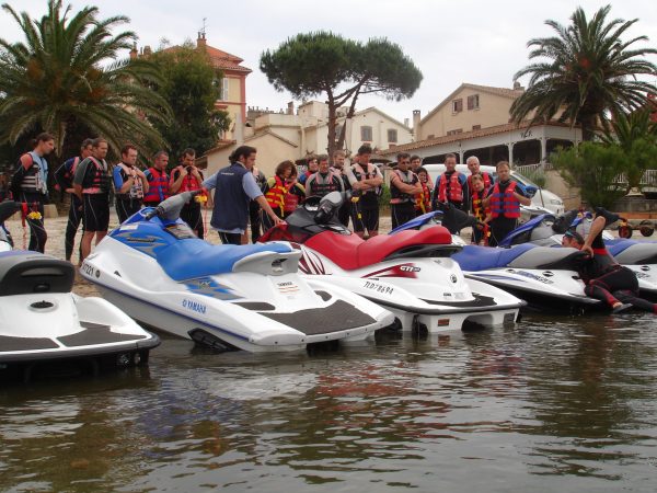 Teambuilding jet ski Ile de Porquerolles Ile Port-Cros Ile du Levant