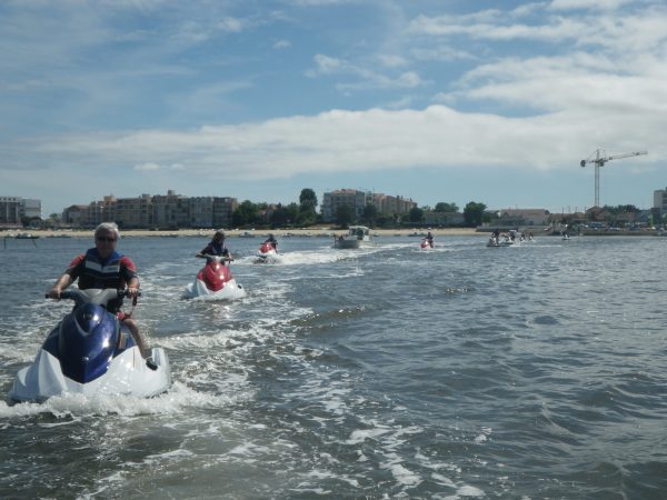 teambuilding sortie en jet ski découverte Bassin d'Arcachon - Cap Ferret - Banc d'Arguin - Ile aux Oiseaux