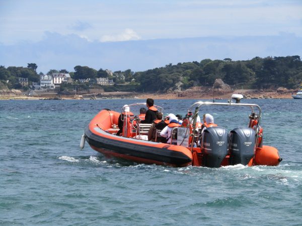 activité nautique rallye zodiac ile de bréhat teambuilding