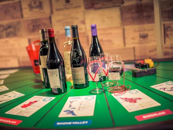 casino des vin évents séminaire table dégustation